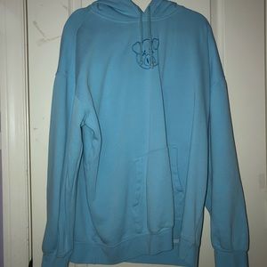 Shane Dawson Blue Embroidered Logo Hoodie